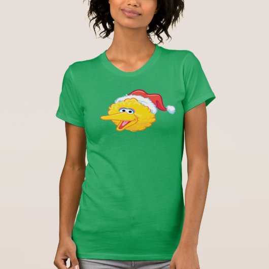 Kerstman Hoed Grote Vogel T-shirt (Voorkant)