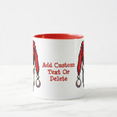 Kerstman Hoed Honkbal Kerstmis Unisex Xmas Party Mok (Midden)