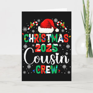 Kerstman Hoed Kerstmis 2025 Neef Crew Kerst Matchi Kaart