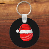 Kerstman Hoed Kerstmis Cricket Sleutelhanger (Voorkant)