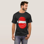 Kerstman Hoed Kerstmis Cricket T-shirt (Voorkant volledig)
