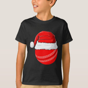 Kerstman Hoed Kerstmis Cricket T-shirt