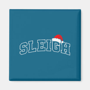Kerstman Hoed Minimalistische Tekst Kerstmis Varsi Magneet