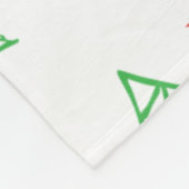 Kerstman hoed pterodactyl fleece deken (Hoek)