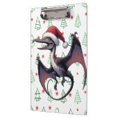 Kerstman hoed pterodactyl klembord (Links)