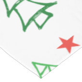 Kerstman hoed pterodactyl tafelkleed (Gekanteld)