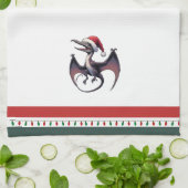 Kerstman hoed pterodactyl theedoek (Gevouwen)