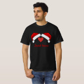 Kerstman hoed-puur liefde t-shirt (Voorkant volledig)