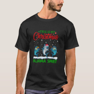 Kerstman Hoed Rendier Mahi Mahi Vis Kerstmis P T-shirt