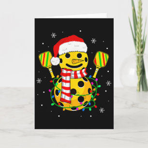 Kerstman Hoed Sneeuwman Cadeaus Voor Kerstmis Grap Kaart