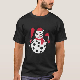 Kerstman Hoed Sneeuwman Familie Kerstmis Matching T-shirt