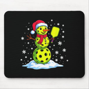 Kerstman Hoed Sneeuwman Kerst Ckleball Liefhebber  Muismat