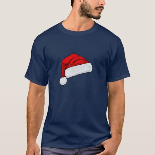 Kerstman Hoed T-shirt (Voorkant)