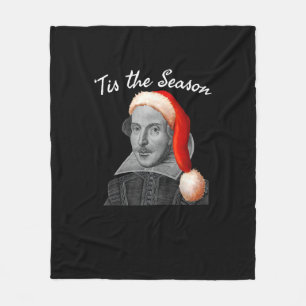 Kerstman hoed vintage Kerstmis Funny Tis Season Fleece Deken
