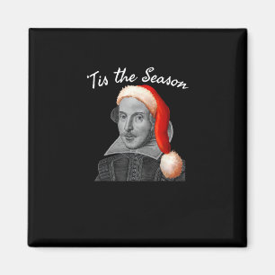 Kerstman hoed vintage Kerstmis Funny Tis Season Magneet
