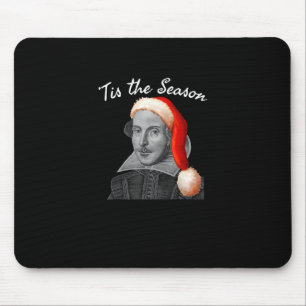 Kerstman hoed vintage Kerstmis Funny Tis Season Muismat