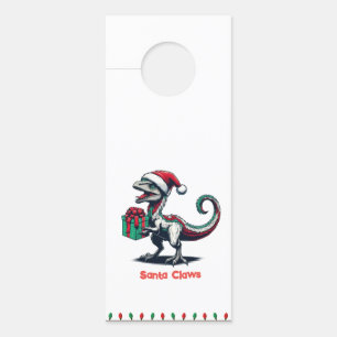Kerstman hoedraptor deurhanger