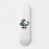 Kerstman hoedraptor persoonlijk skateboard (Voorkant)