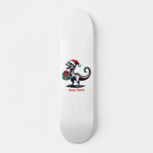 Kerstman hoedraptor persoonlijk skateboard
