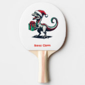 Kerstman hoedraptor tafeltennisbatje (Voorkant)