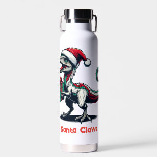 Kerstman hoedraptor waterfles