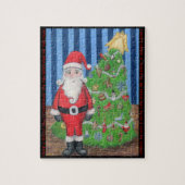 Kerstman Holly Jolly Puzzle Legpuzzel (Verticaal)