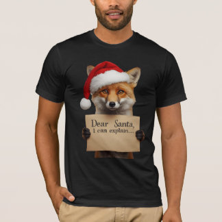 . Kerstman Hond T-Shirt