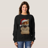 . Kerstman Hond T-Shirt (Voorkant volledig)