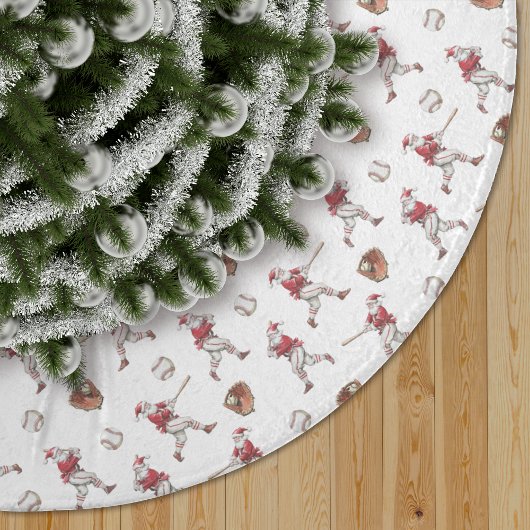 Kerstman honkbal Kerstpatroon Kerstboom Rok