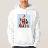  kerstman hoodie (Voorkant)