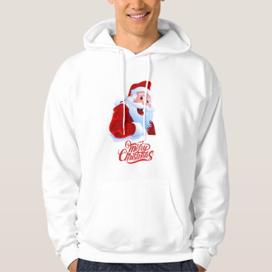 kerstman hoodie (Voorkant)