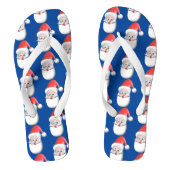 Kerstman hoofd teenslippers (Voetbed)
