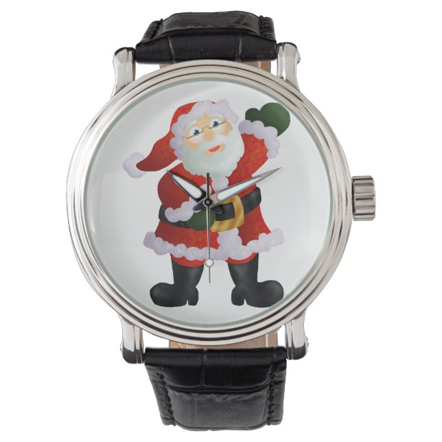 kerstman horloge (Voorkant)