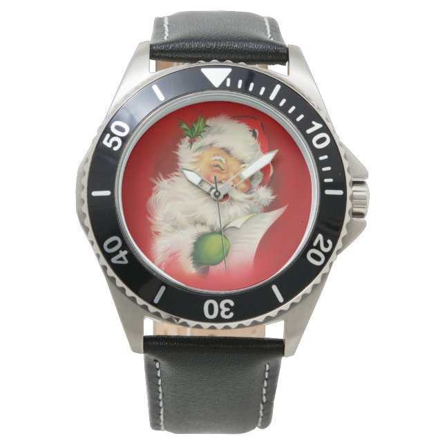  kerstman horloge (Voorkant)