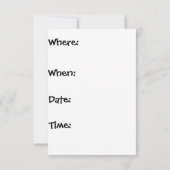 Kerstman houdt van koekjes uitnodiging (Achterkant)