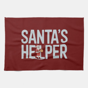 Kerstman Hulpsinterklaas Theedoek