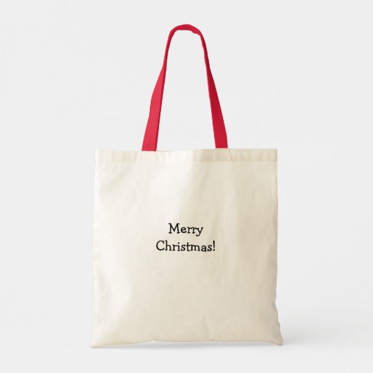Kerstman Humor Canvas tas Gift (Achterkant)