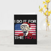 Kerstman Ik doe het voor de gastheer Trump XM Kaart (Gele Bloem)