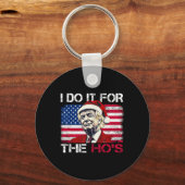 Kerstman Ik doe het voor de gastheer Trump XM Sleutelhanger (Voorkant)