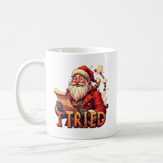 Kerstman Ik heb mok geprobeerd (Links)