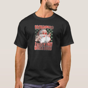 Kerstman Ik Hou Van Een Man Met Een Baard Vintage T-shirt