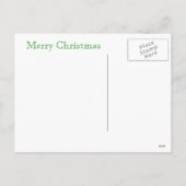 Kerstman! Ik ken hem! Briefkaart (Achterkant)