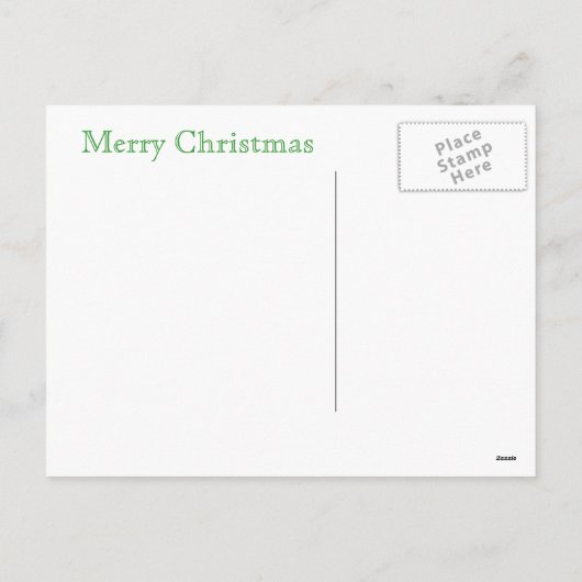 Kerstman! Ik ken hem! Briefkaart (Achterkant)