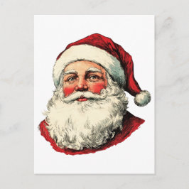 Kerstman illustratie briefkaart