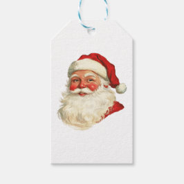 Kerstman illustratie cadeaulabel