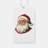 Kerstman illustratie cadeaulabel (Achterkant)