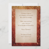 Kerstman in antieke lijst feestdagenkaart (Achterkant)