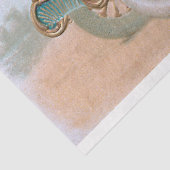 kerstman in auto tissuepapier (Detail)