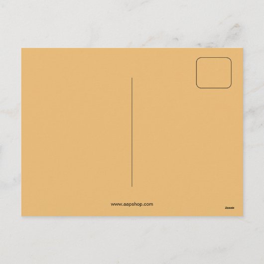 Kerstman in de auto Feestdagenkaart (Achterkant)