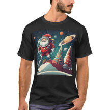 Kerstman in de ruimte plezier